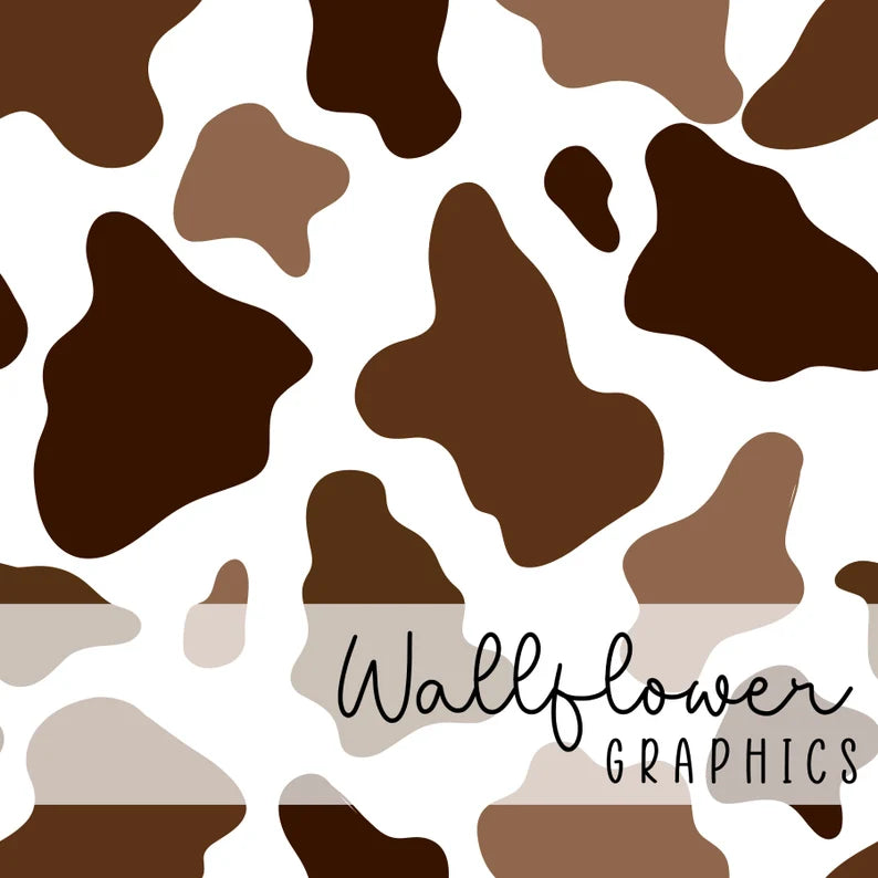 Brown Cow Print