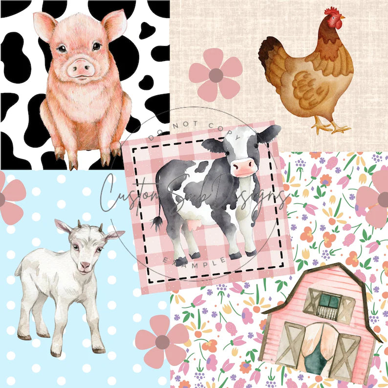 Girly Farm Patchwork