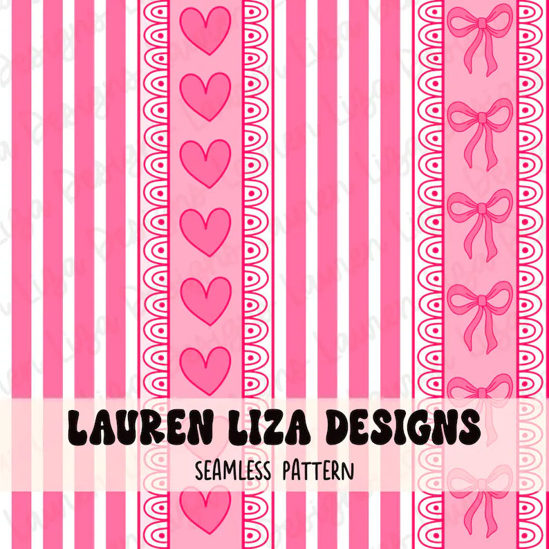 Valentines Day Stripes