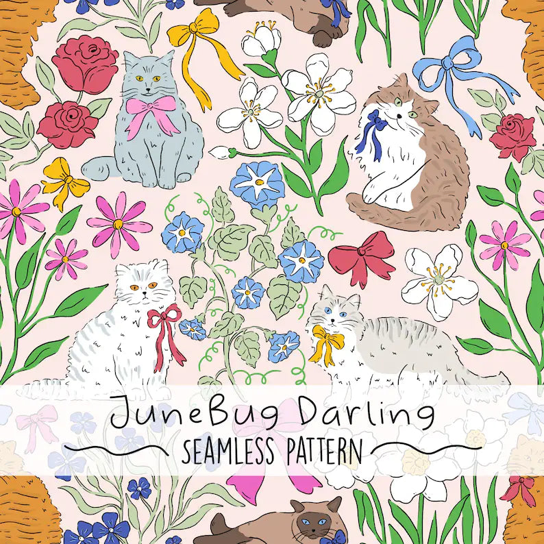 Cat Lovers Floral