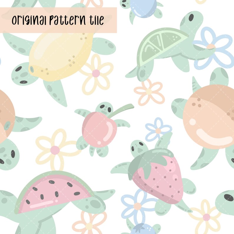 Fruity Sea Turtles