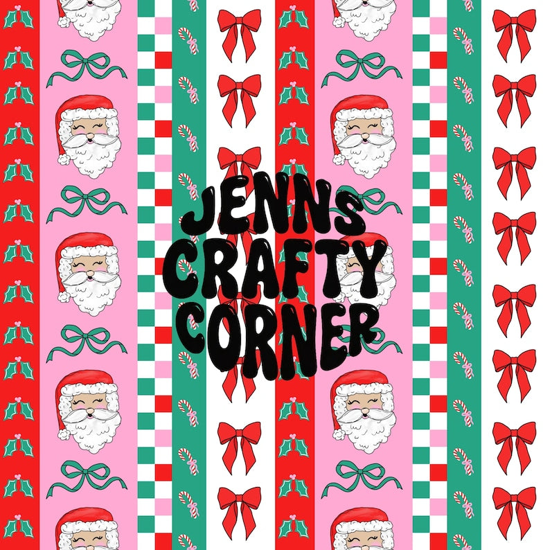 Preppy Christmas Stripe