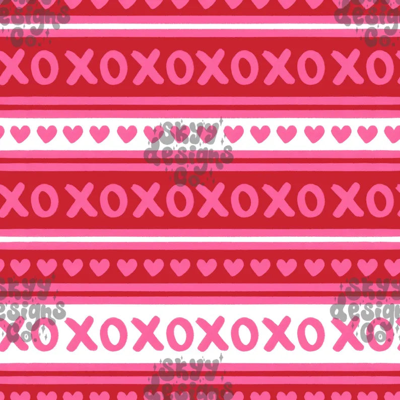 XOXO Stripes