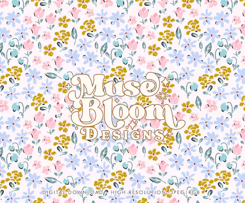 Pastel Ditsy Floral MB