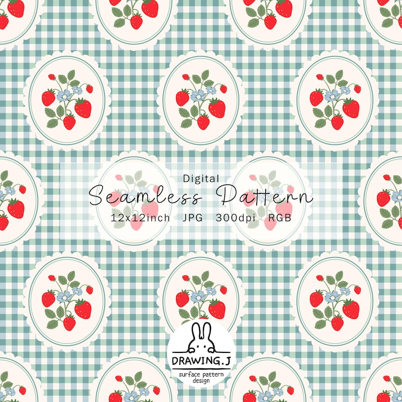 Strawberry Gingham