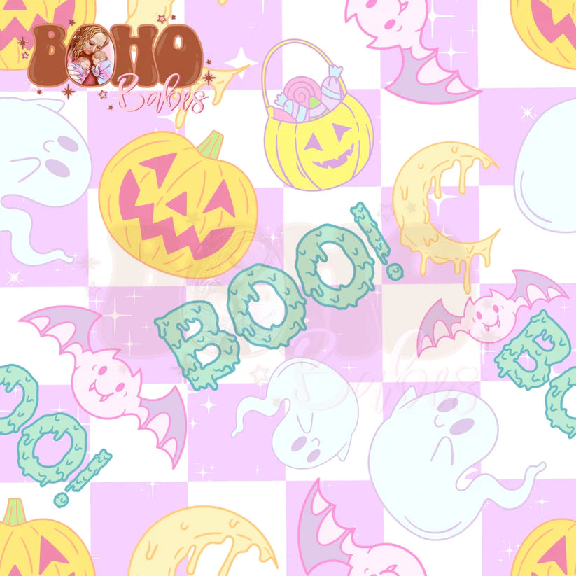 Boo pastel check