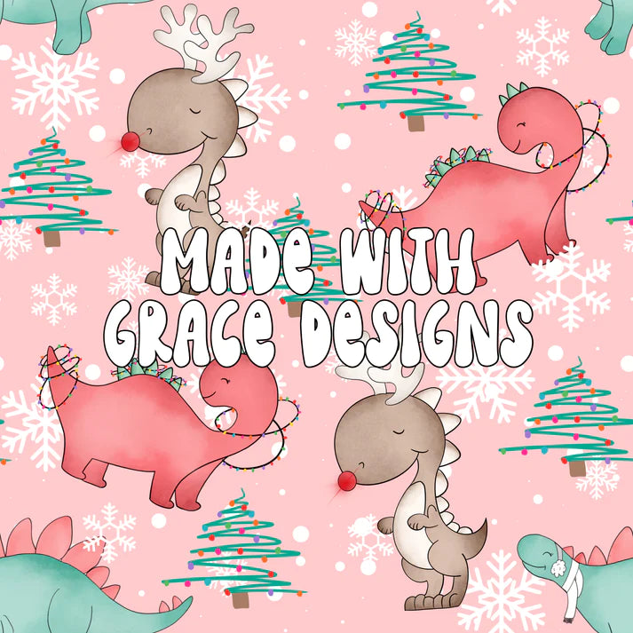 Christmas Dinos-PINK