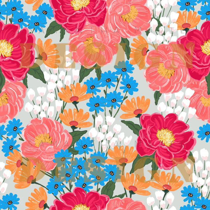 Bright Summer Florals SMD