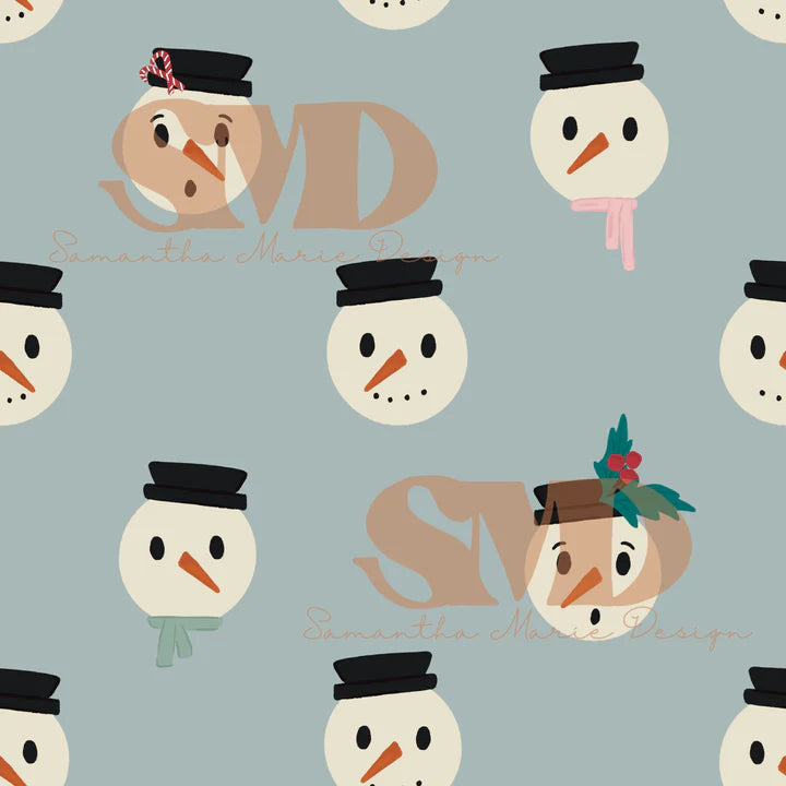 Home For the Holidays snowmen SMD