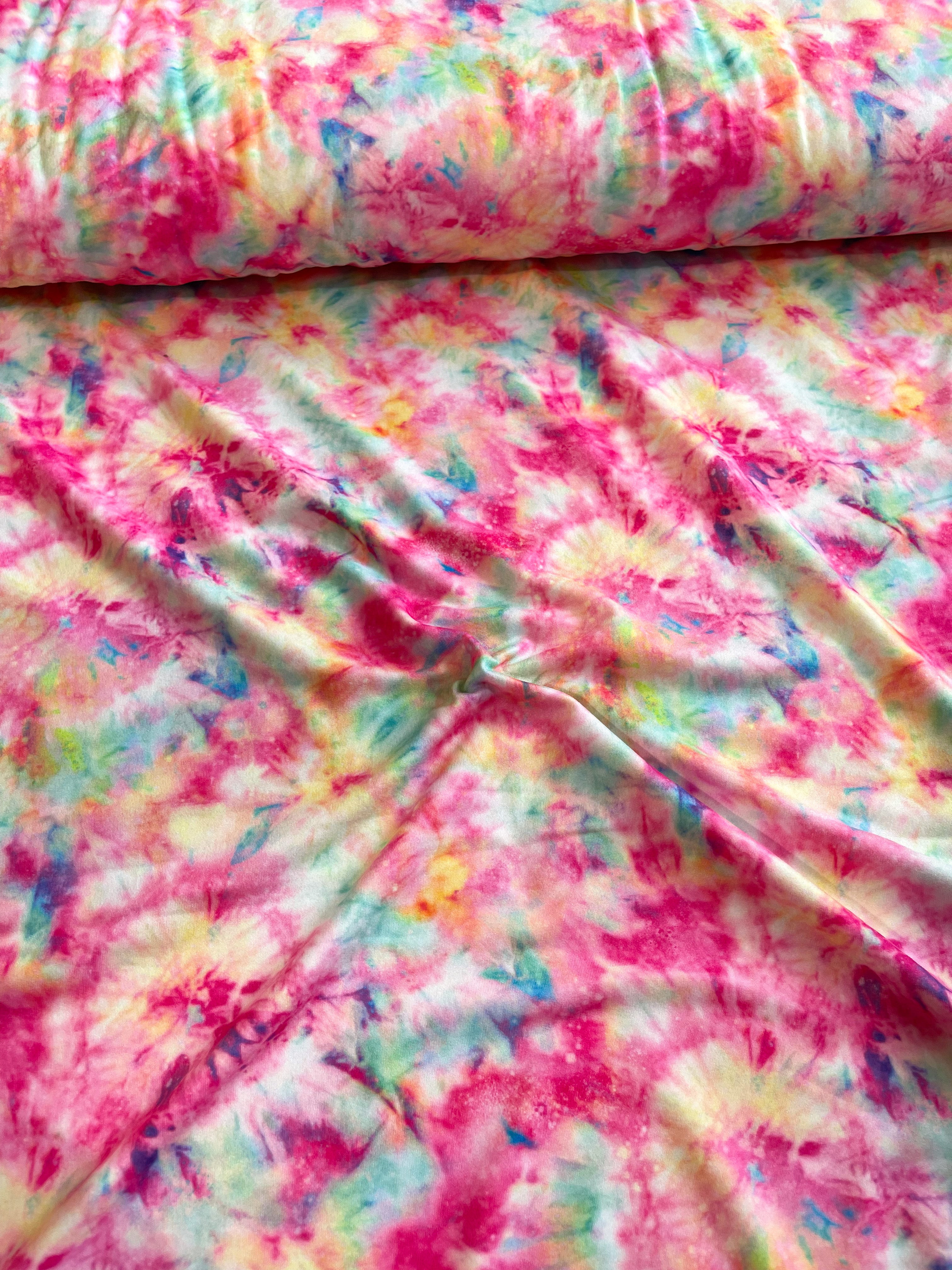 Neon Rainbow Tie Dye