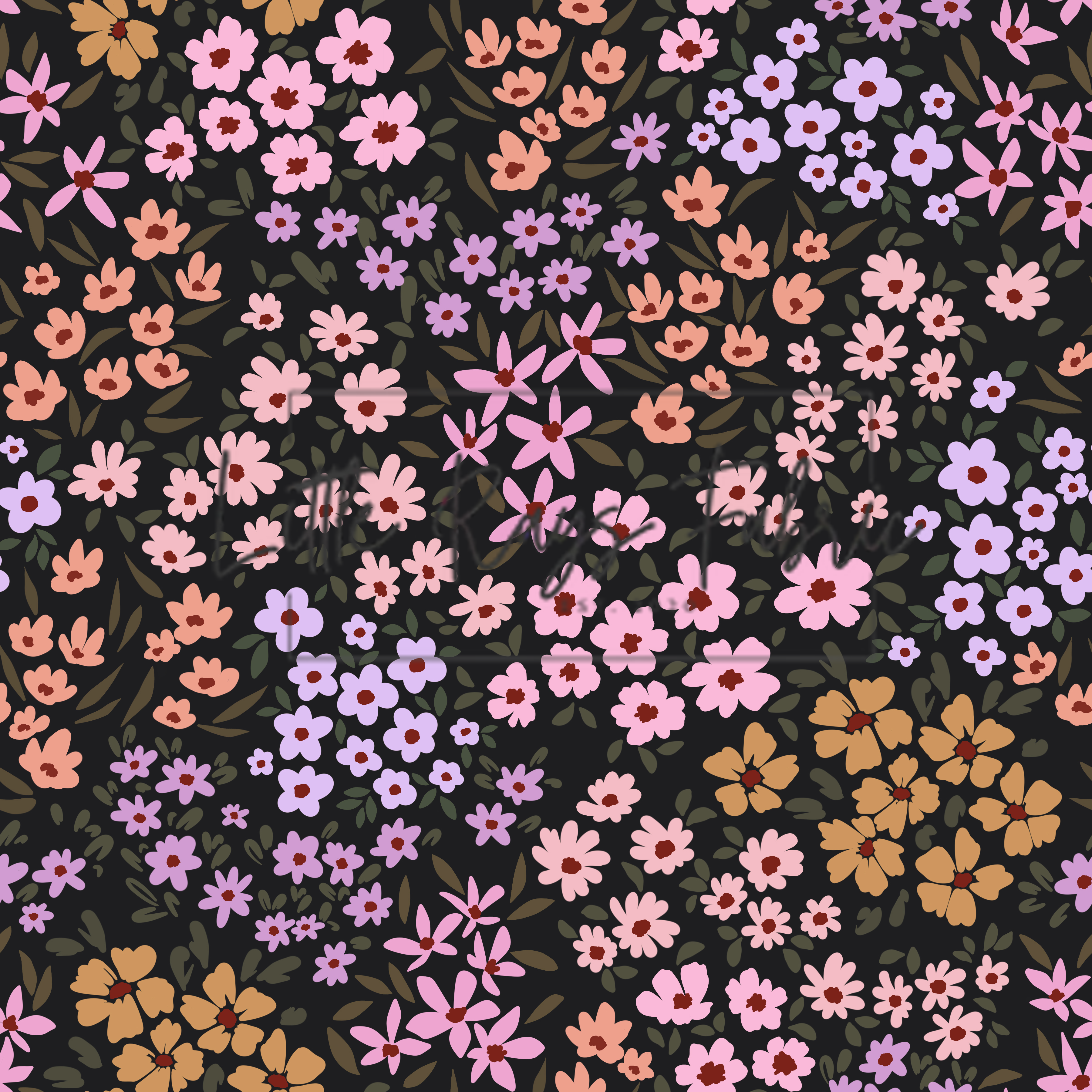 Dark Ditsy Floral