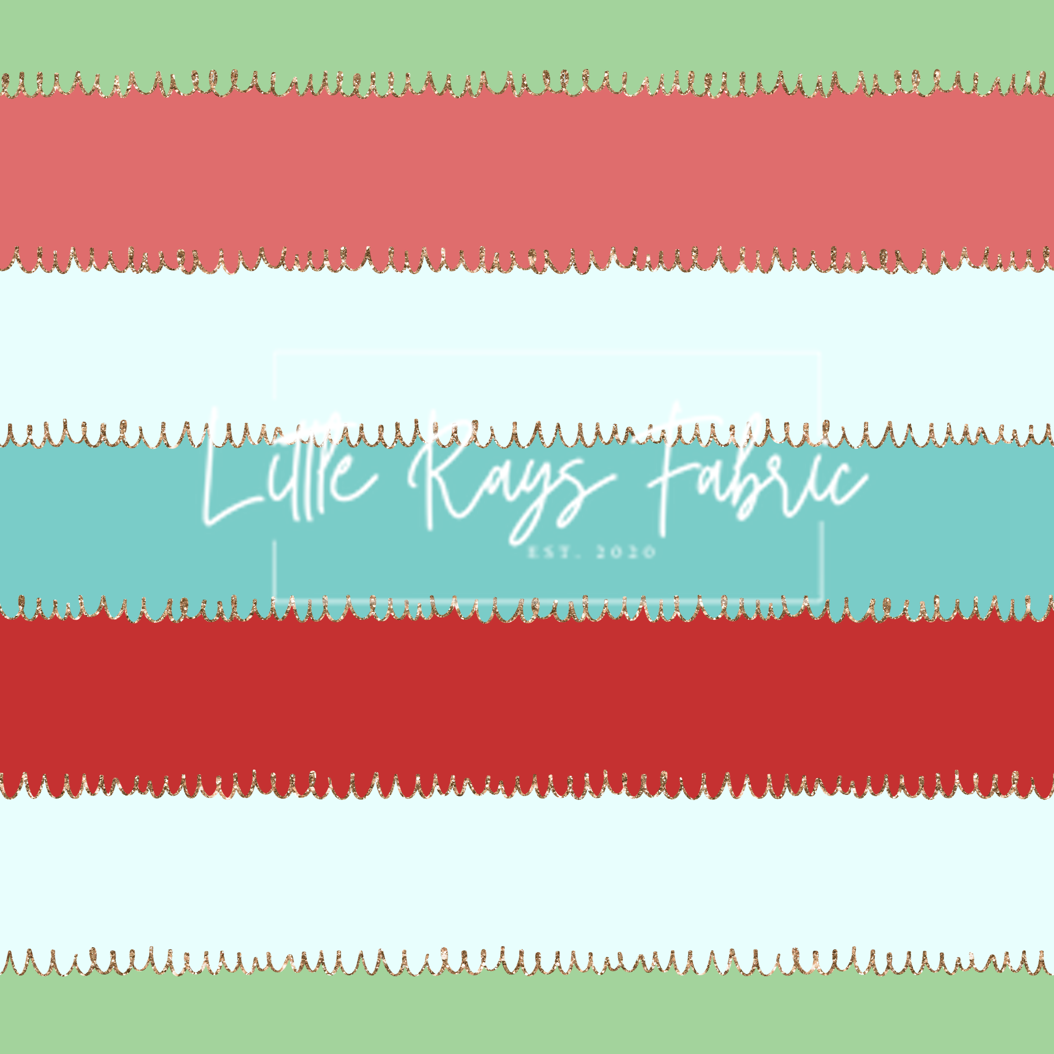 Glittery Girly Tree Stripes