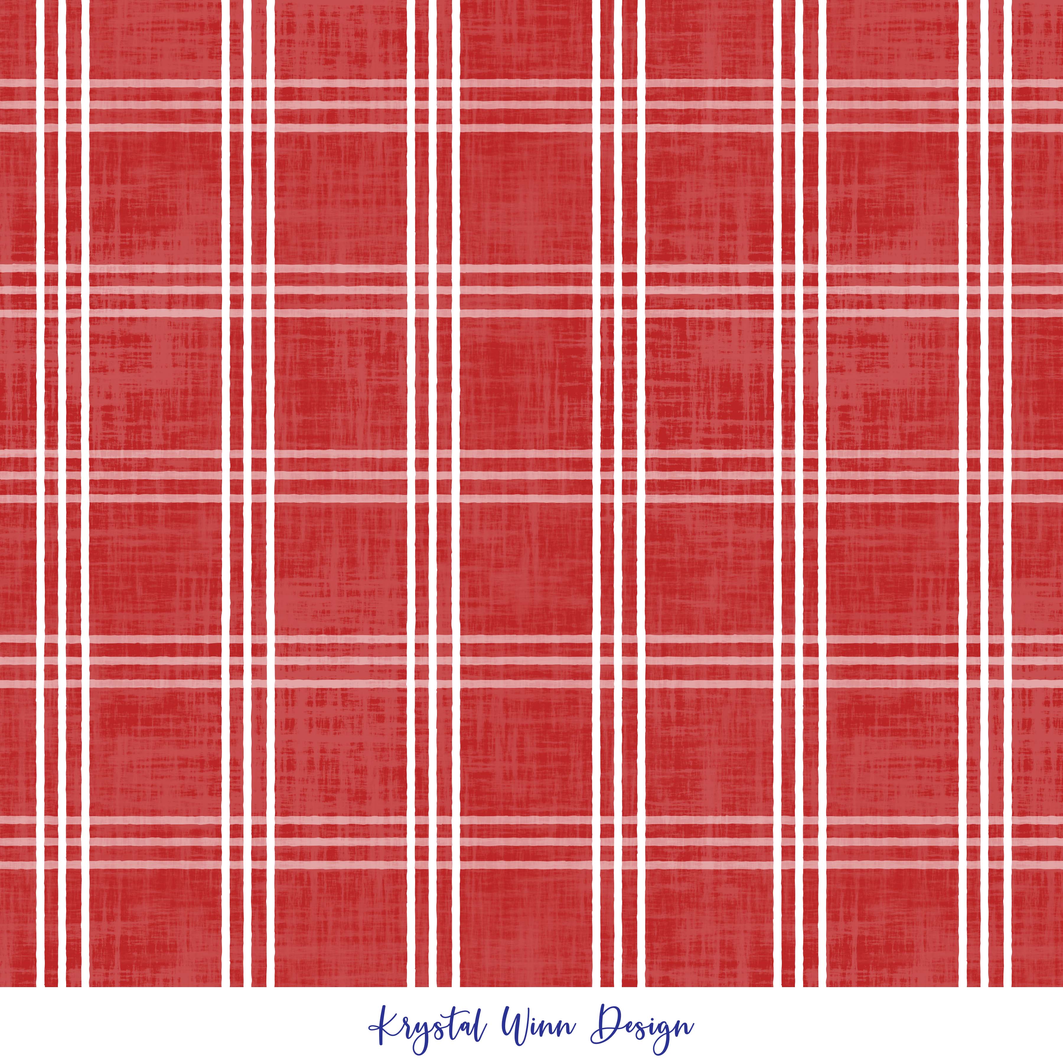 Plaid Red