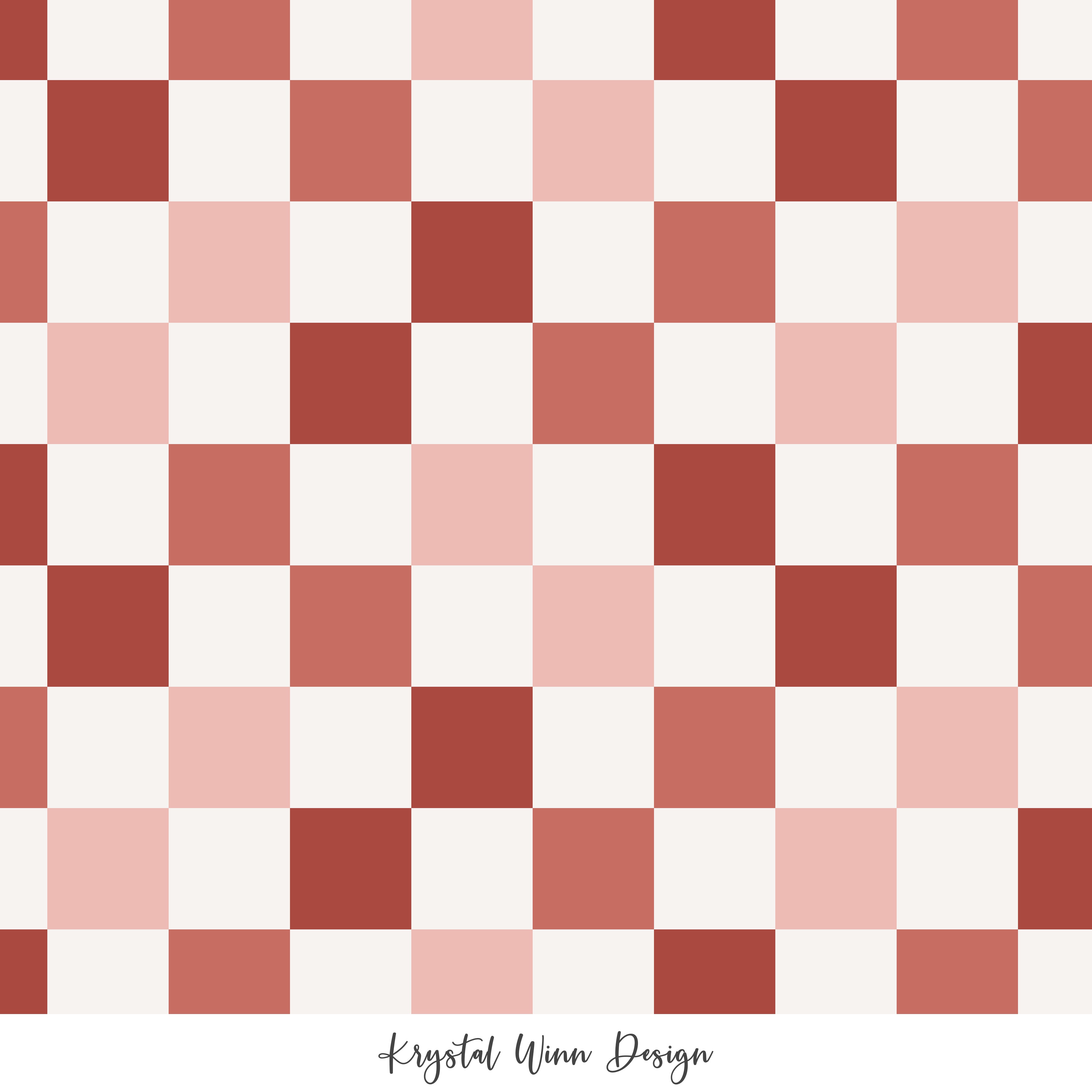 Bee Mine checkered pink