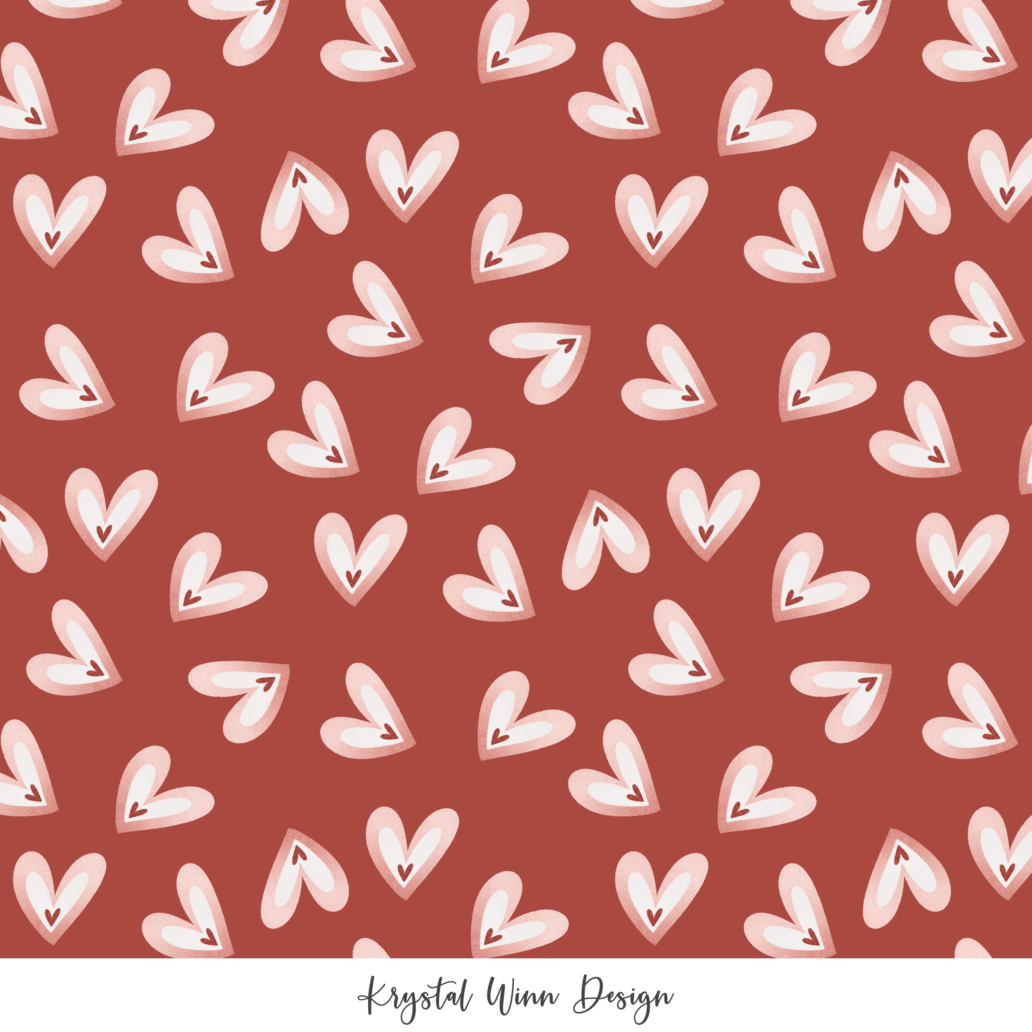 Bee Mine tossed hearts red