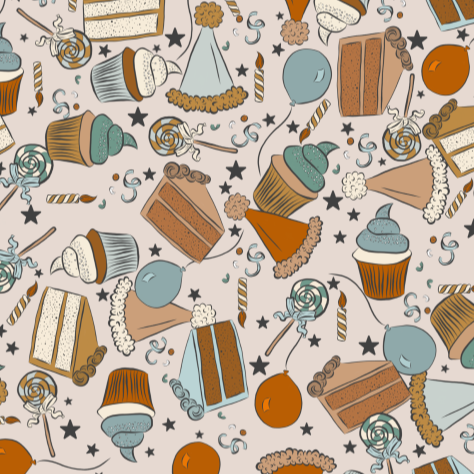 Birthday Surprise in Blue