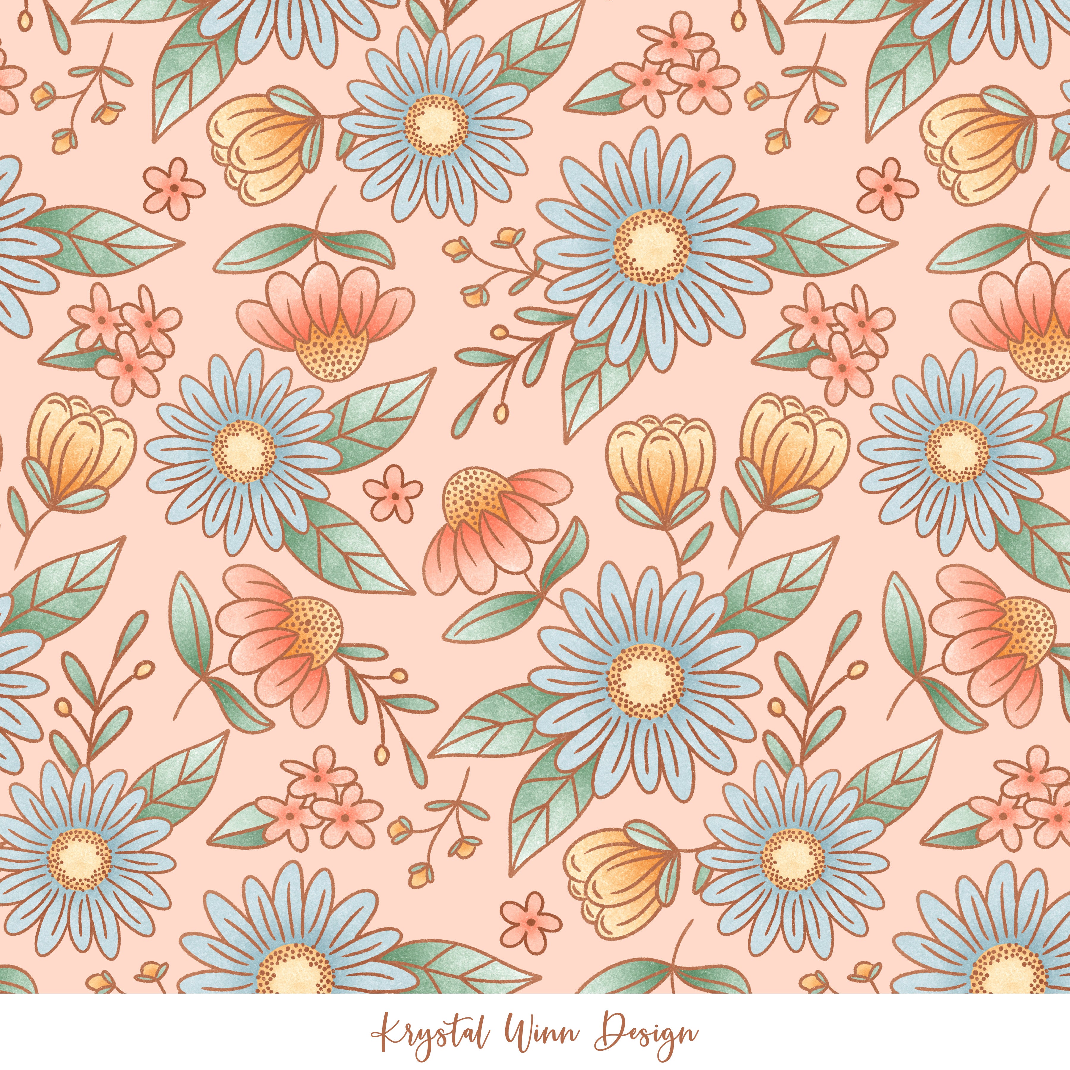 Cottontail Floral Pink