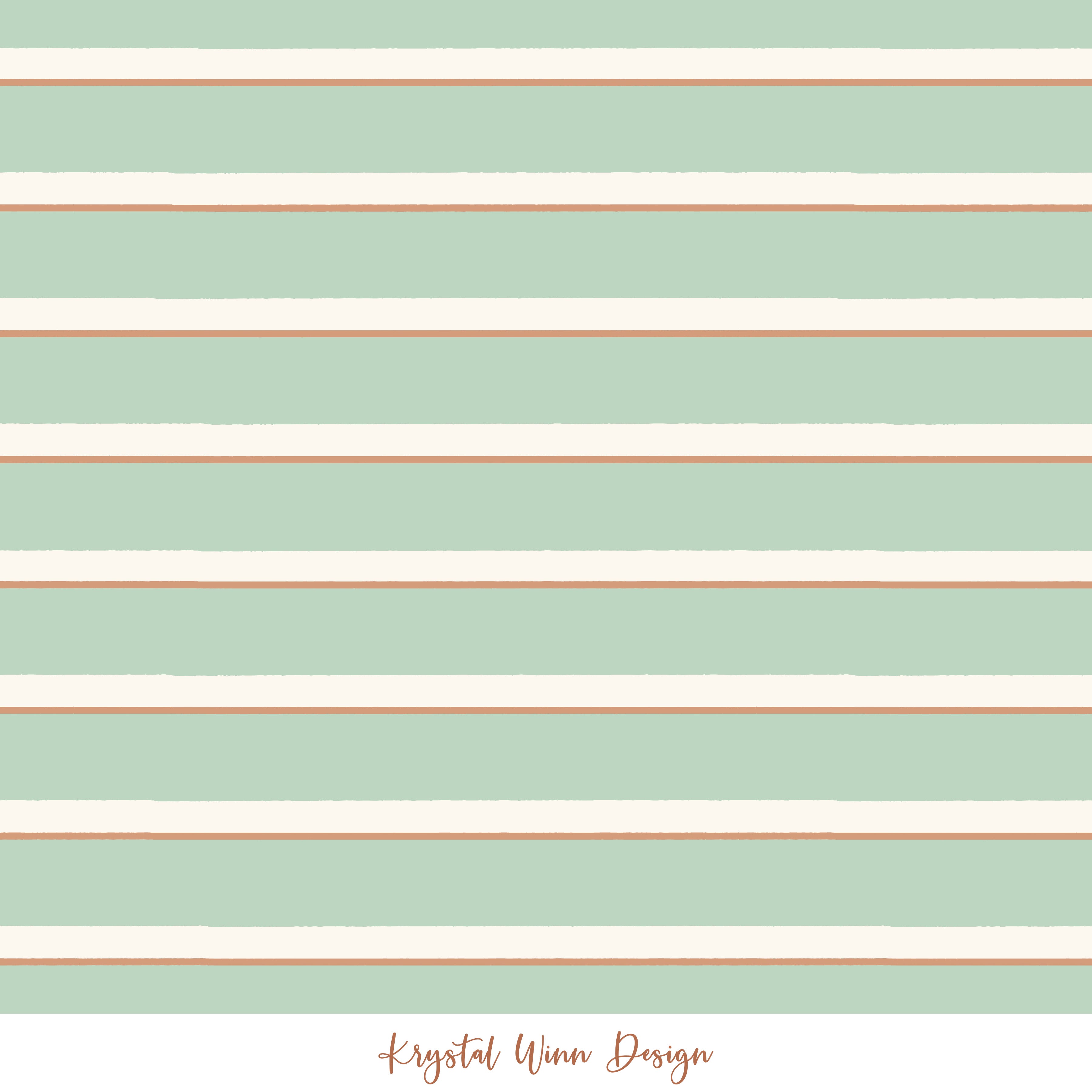 Cottontail Stripe Green