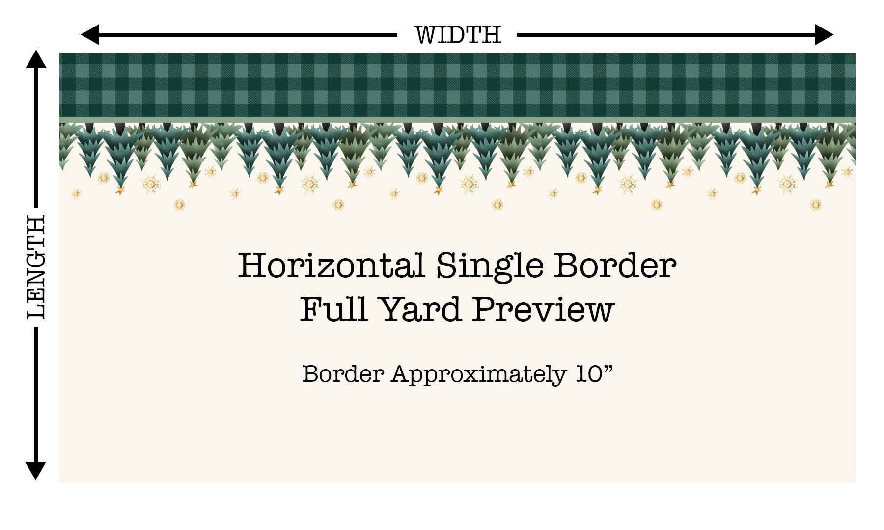 Merry Little Border Christmas Tree