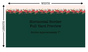 Christmas Floral Border