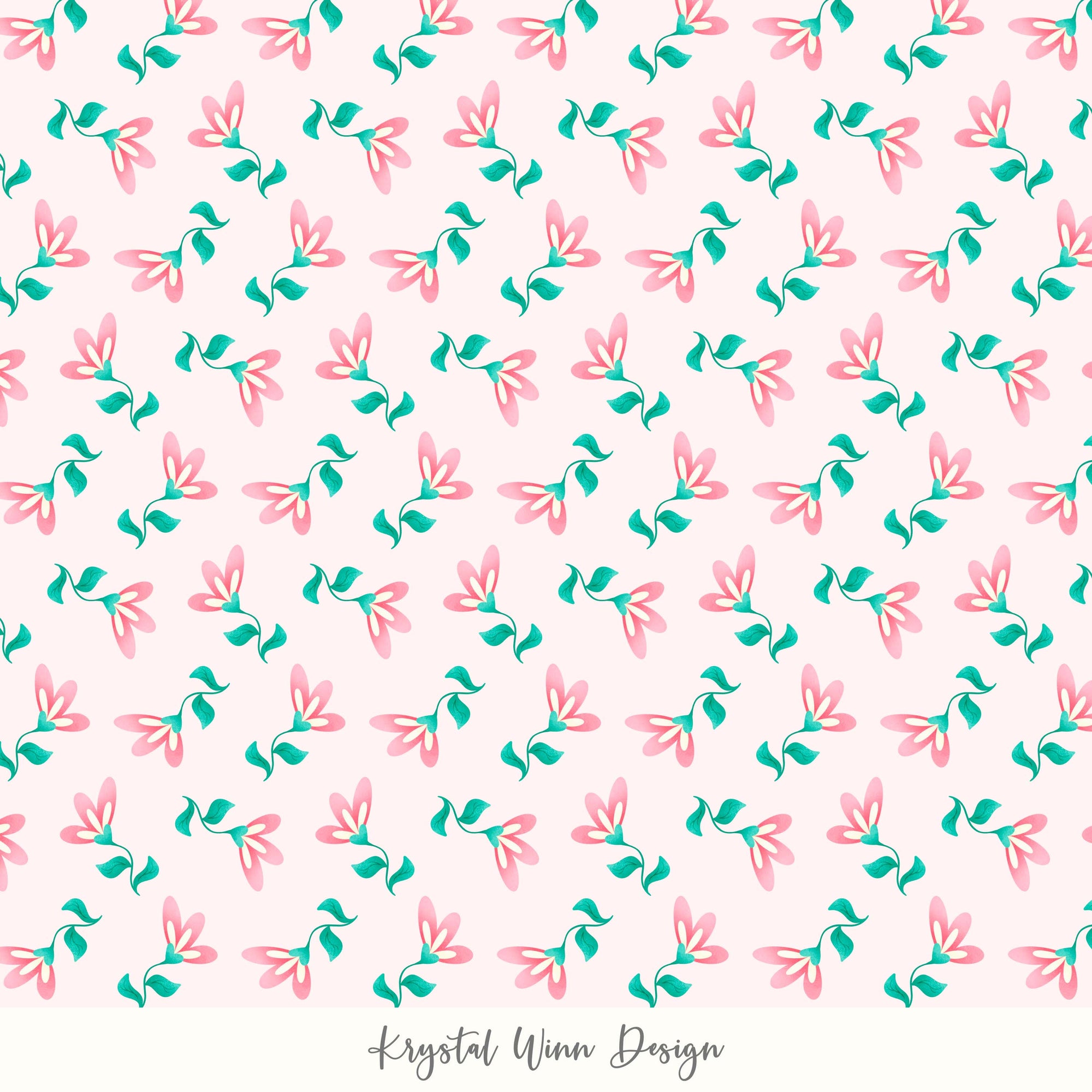 ditsy floral pink