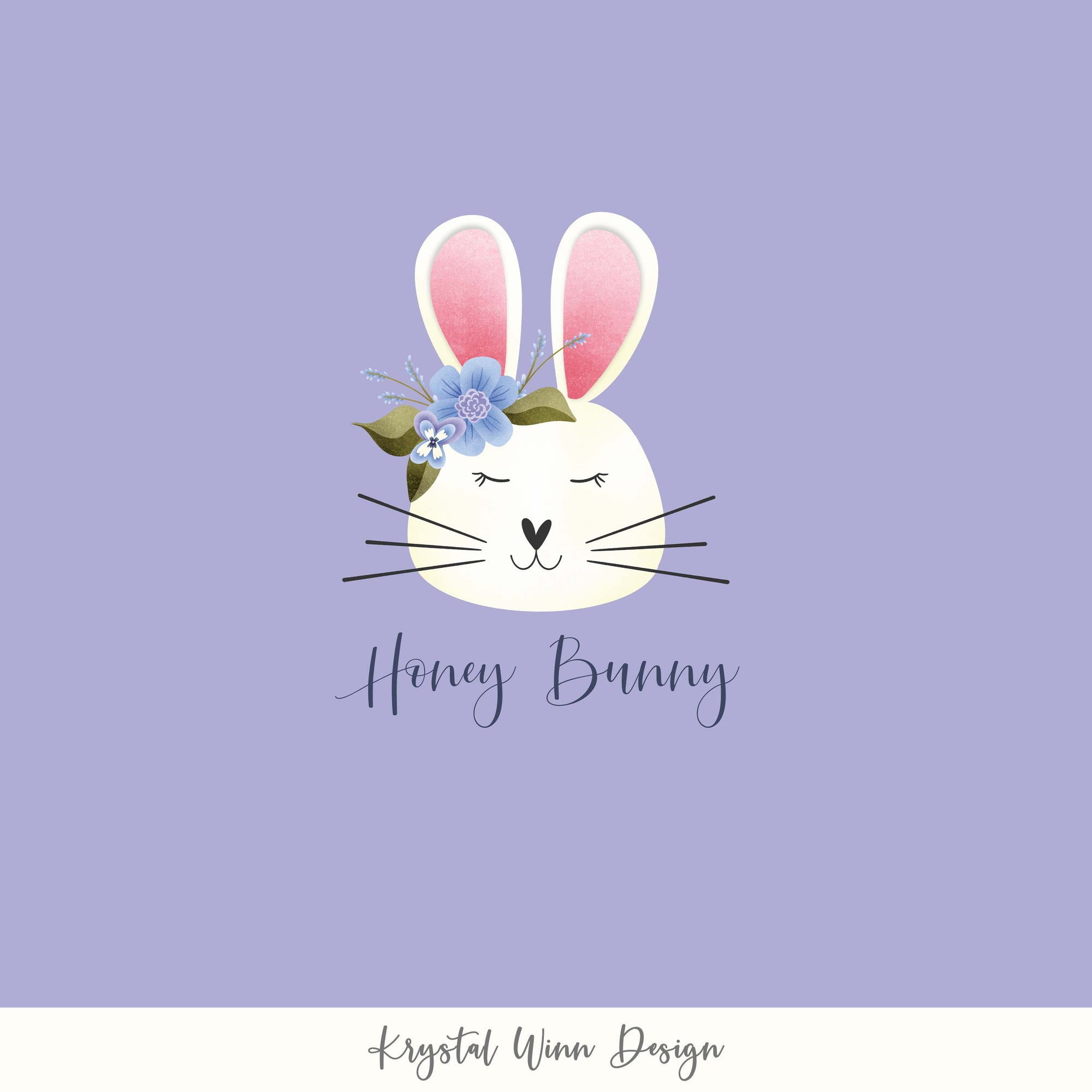 honey bunny purple PANEL