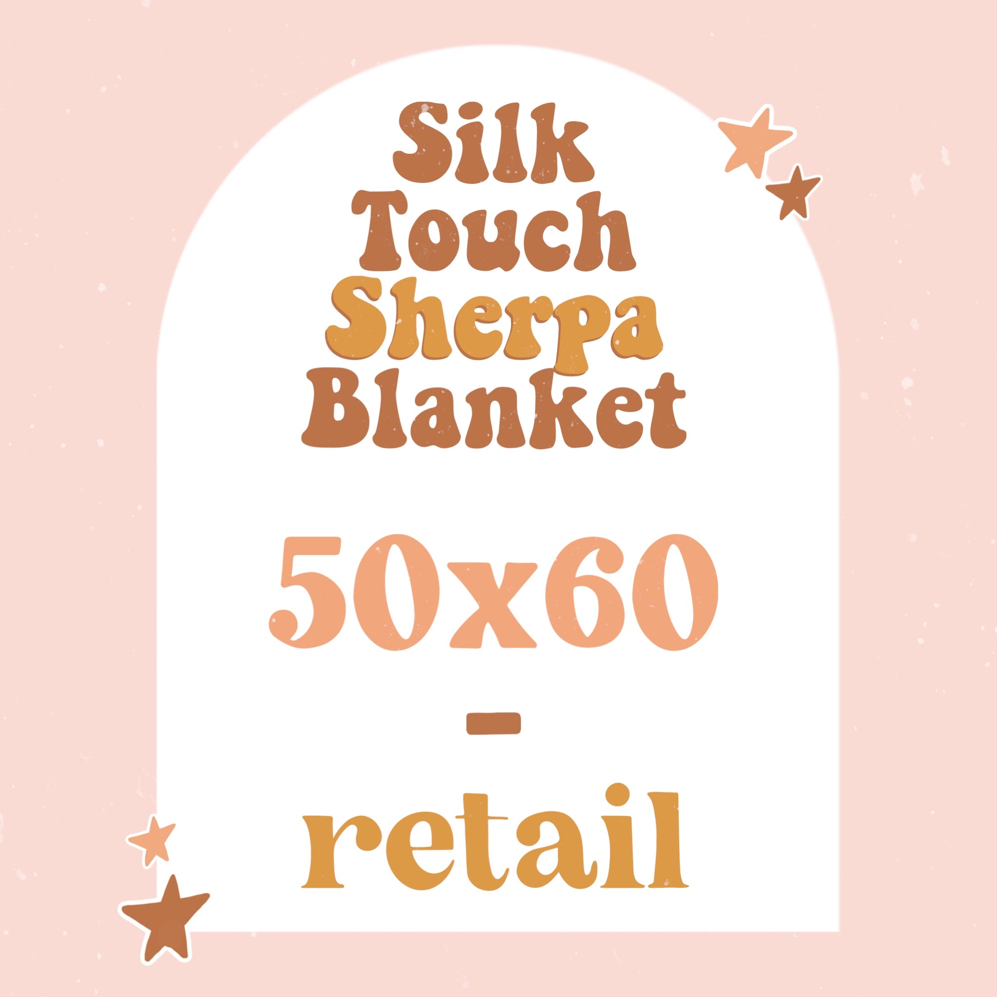 Silk Touch sherpa Blanket 50x60 RETAIL