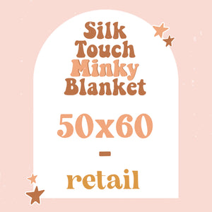 Silk Touch Minky Blanket 50x60 RETAIL