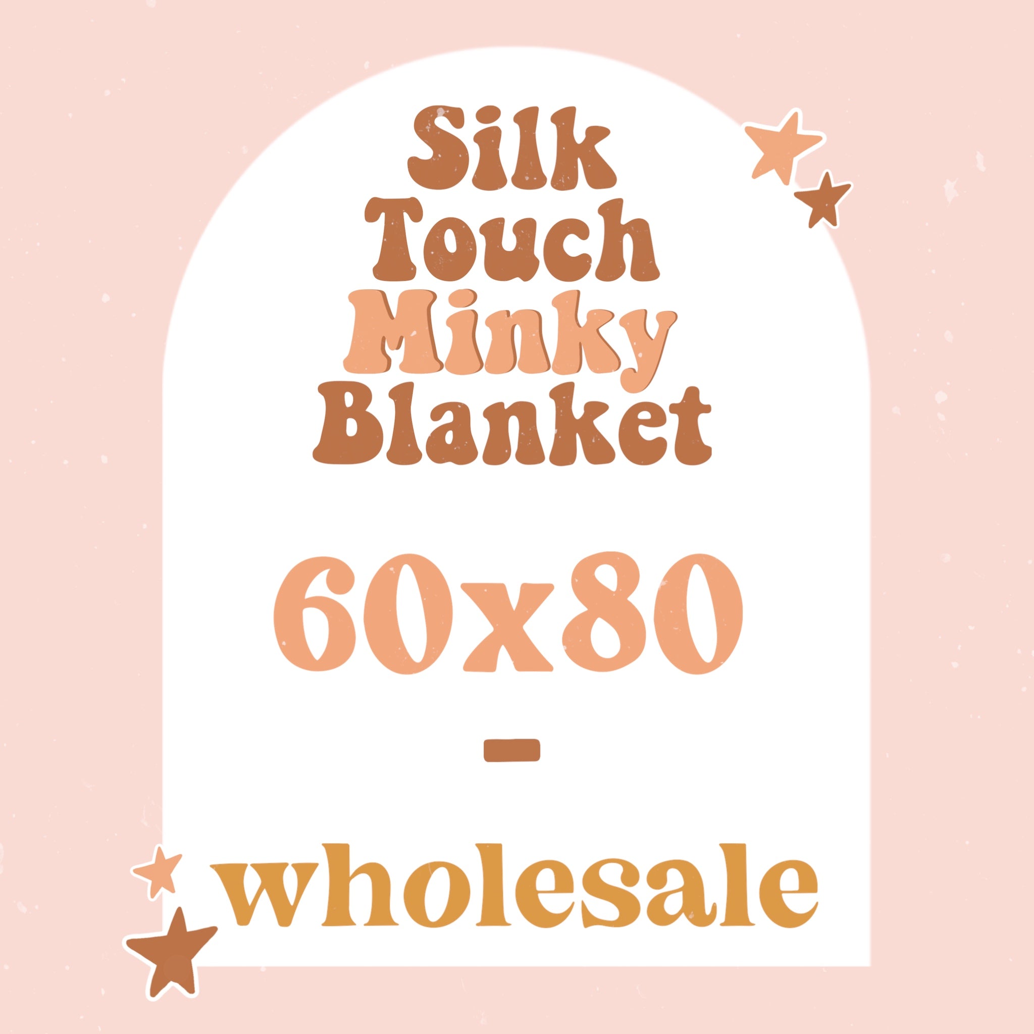 60X80 SILK TOUCH MINKY BLANKET WHOLESALE
