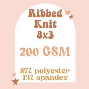 Custom Ribbed knit