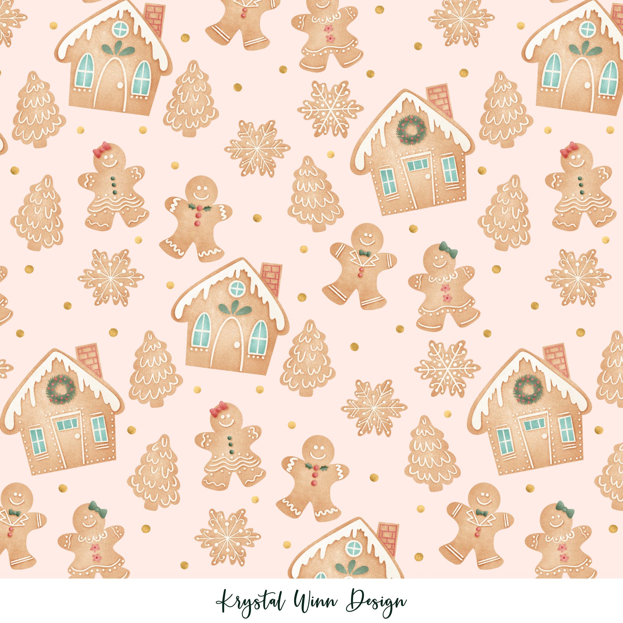 Gingerbread Baby Pink