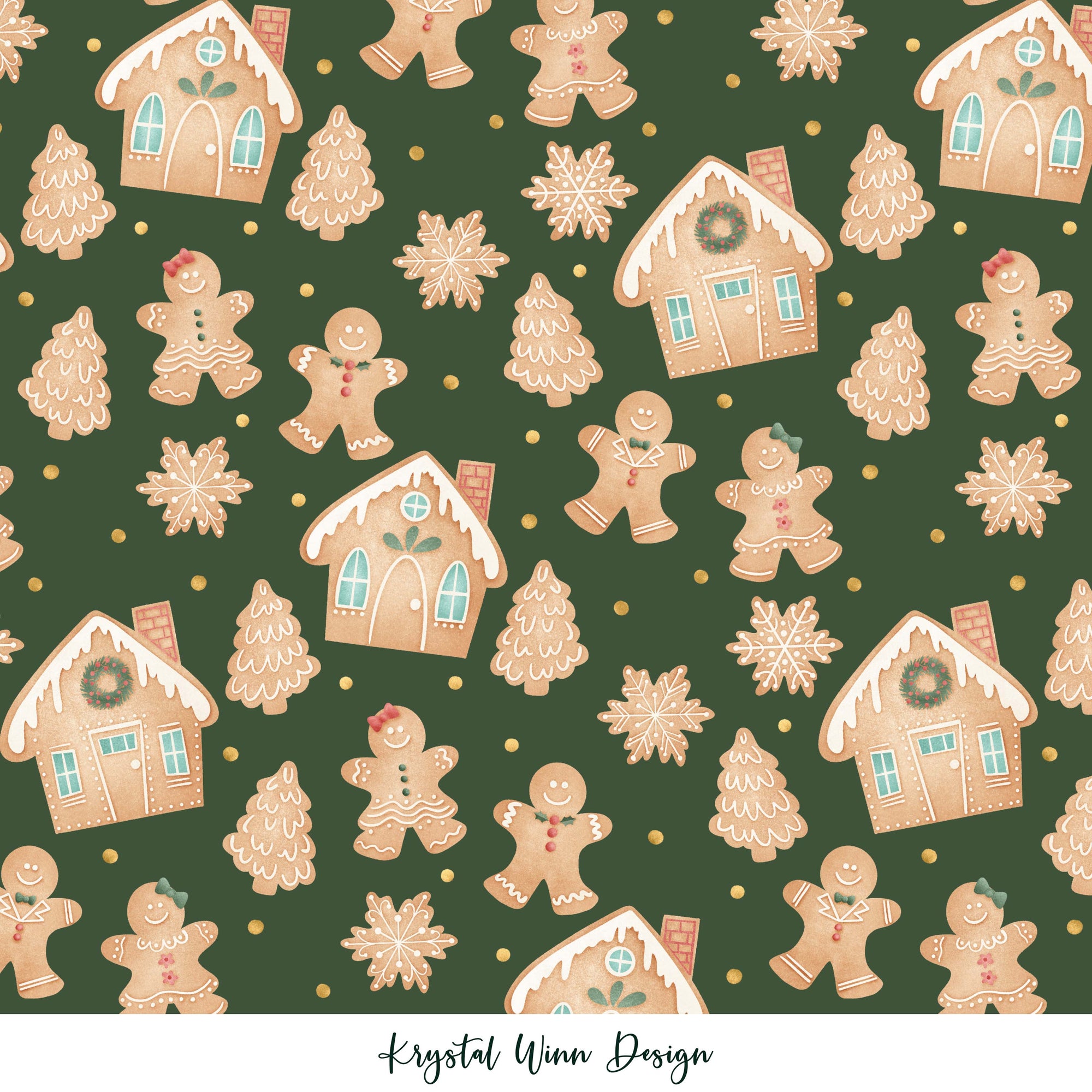 Gingerbread forest