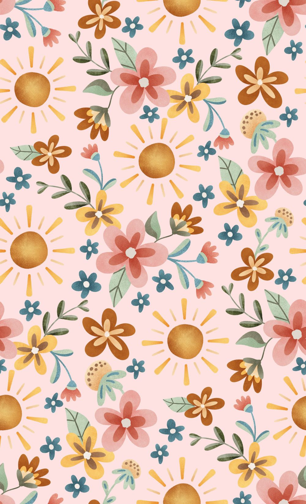 Sunshine floral Pink