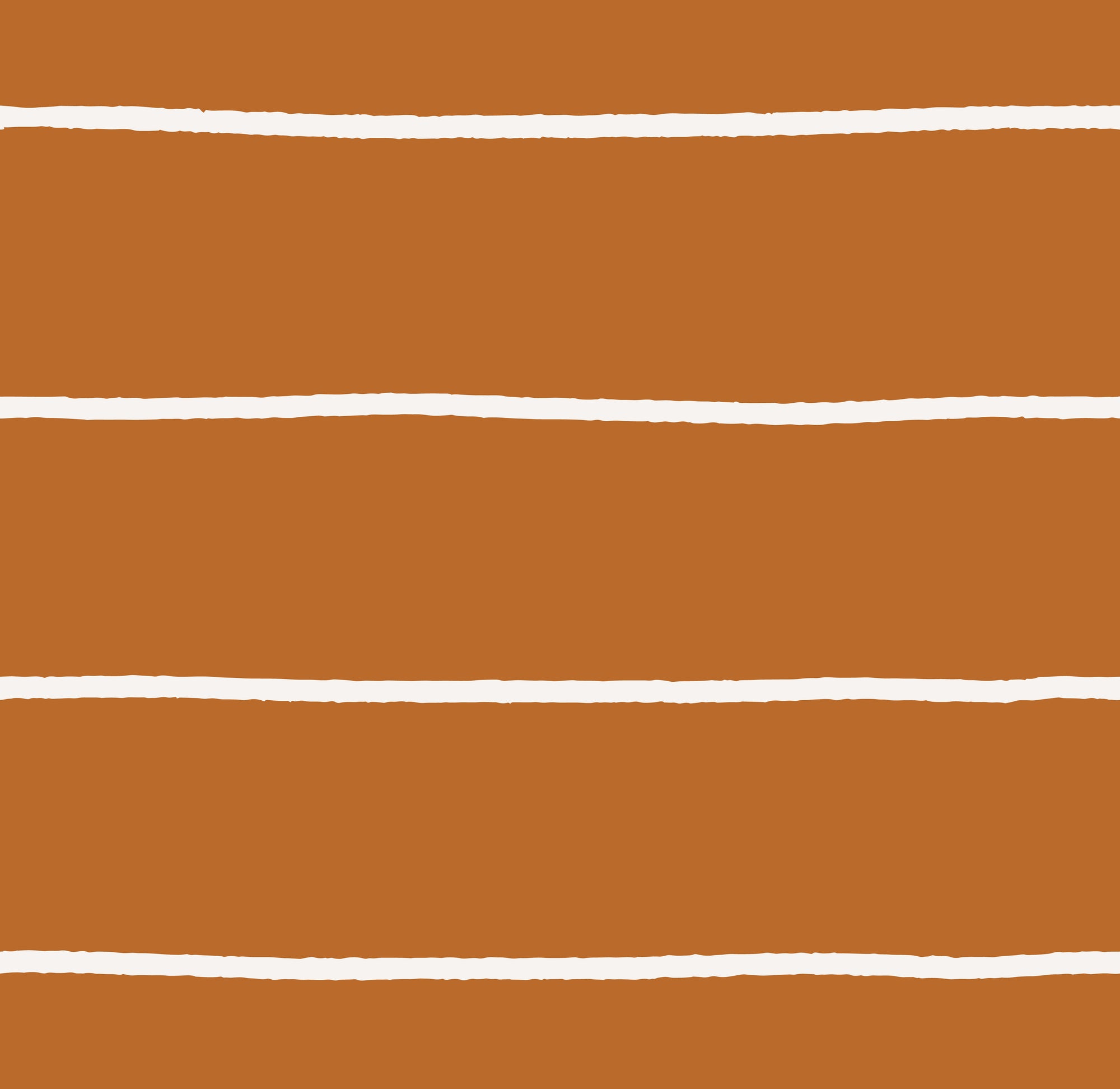 Horizontal Stripe Burnt orange