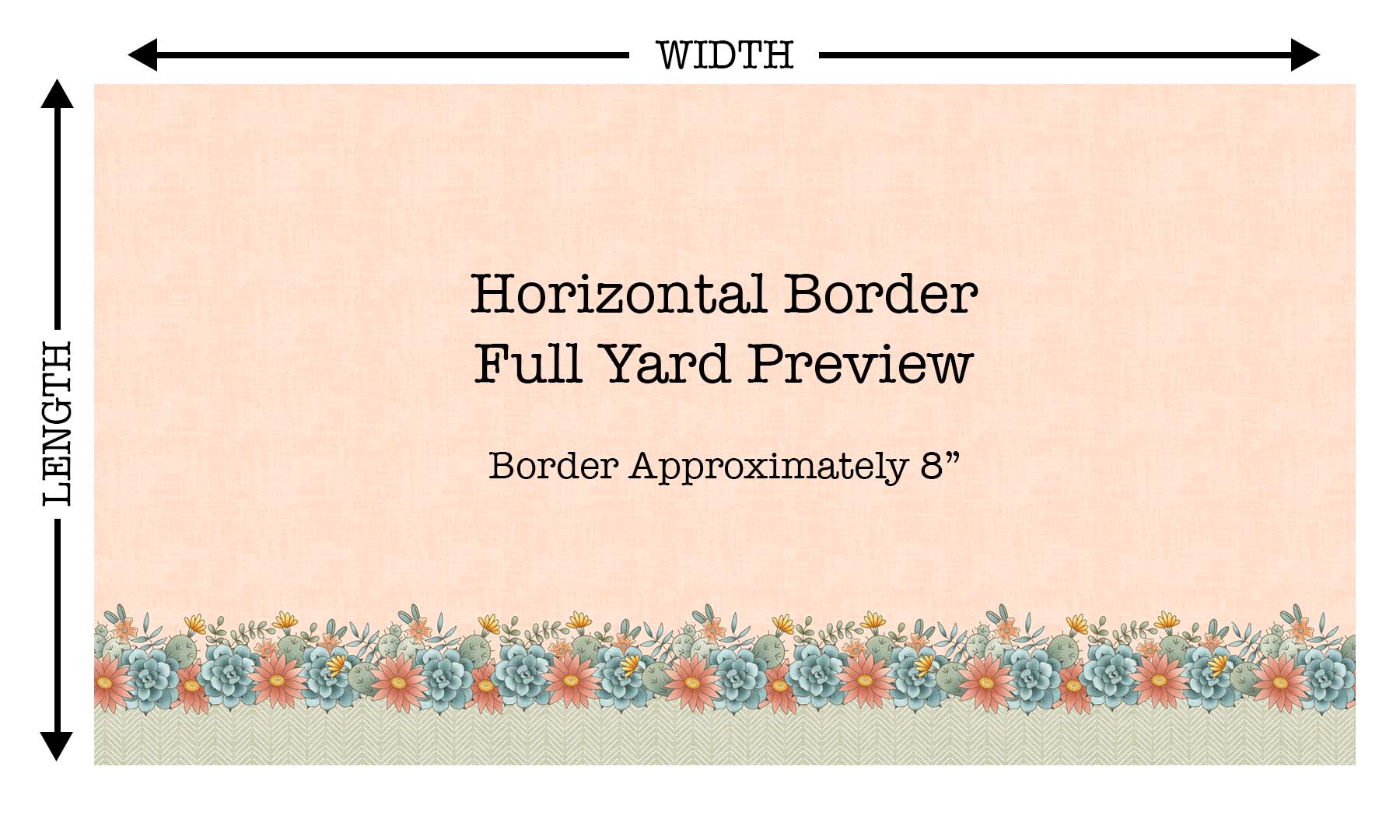 Mesa Border- Desert Floral