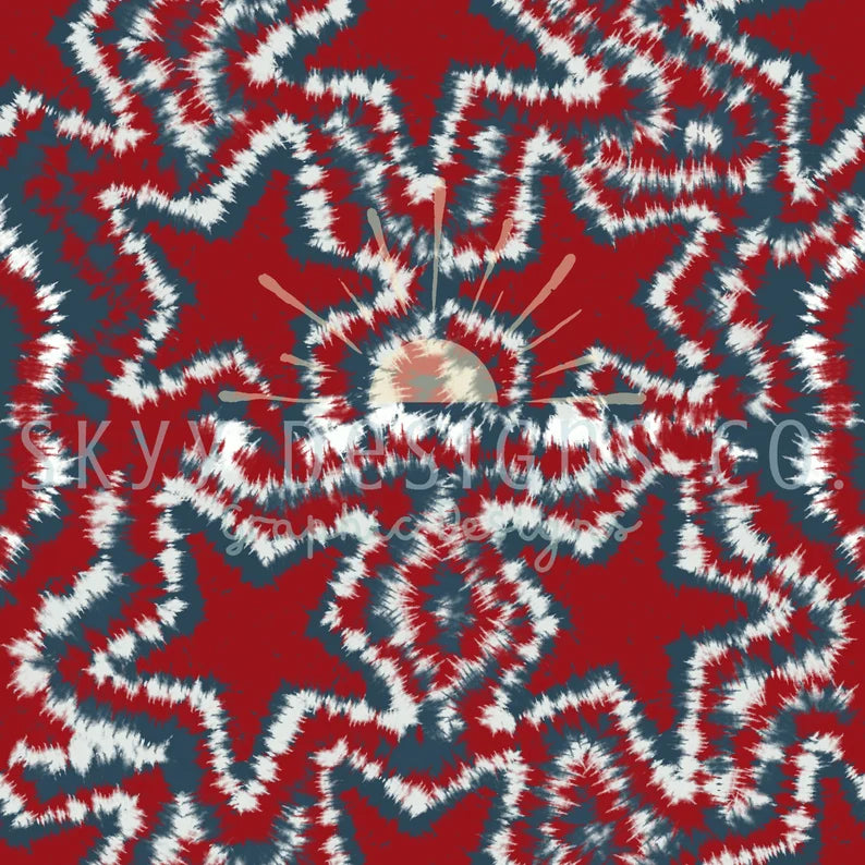 Tie dye Stars