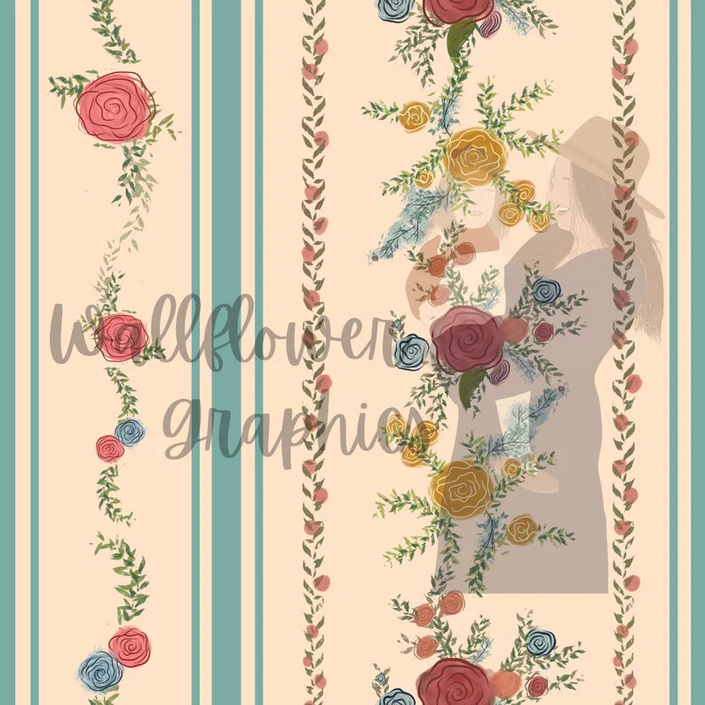 Vintage Floral Wallpaper