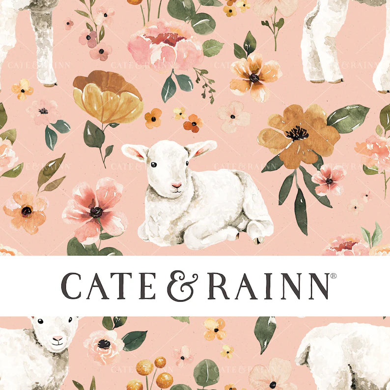 Pink Floral Lambs
