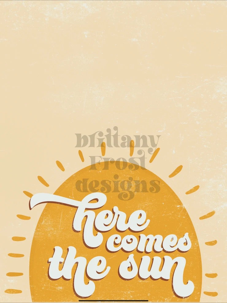 Here Comes the Sun blanket file