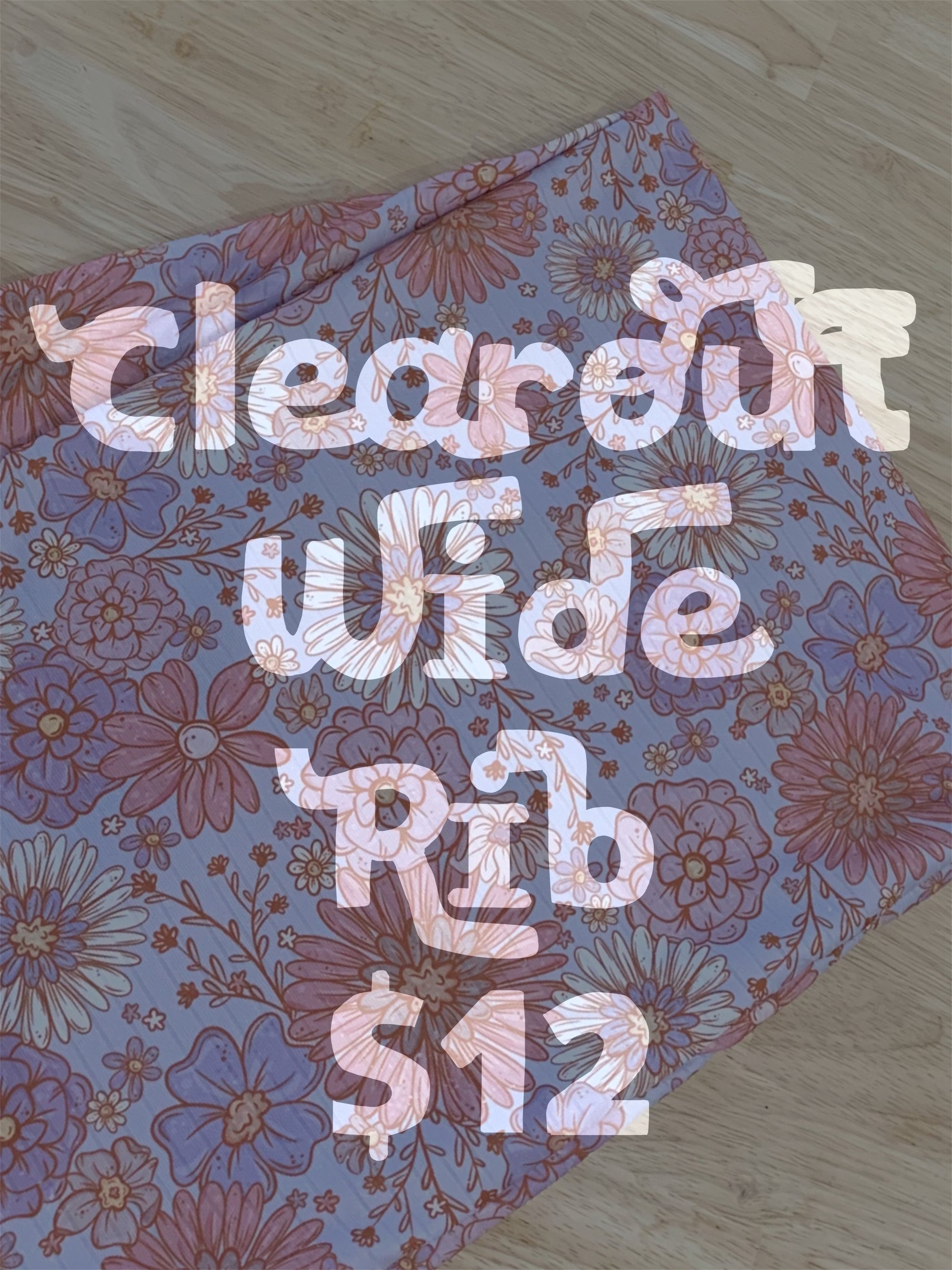 CLEAROUT wide rib