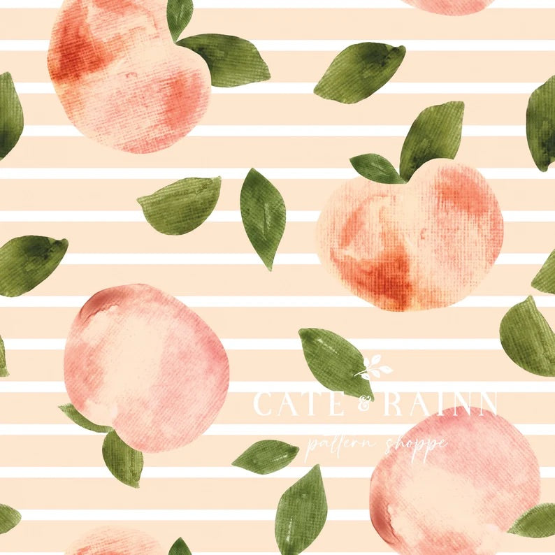 Striped Peach Pattern