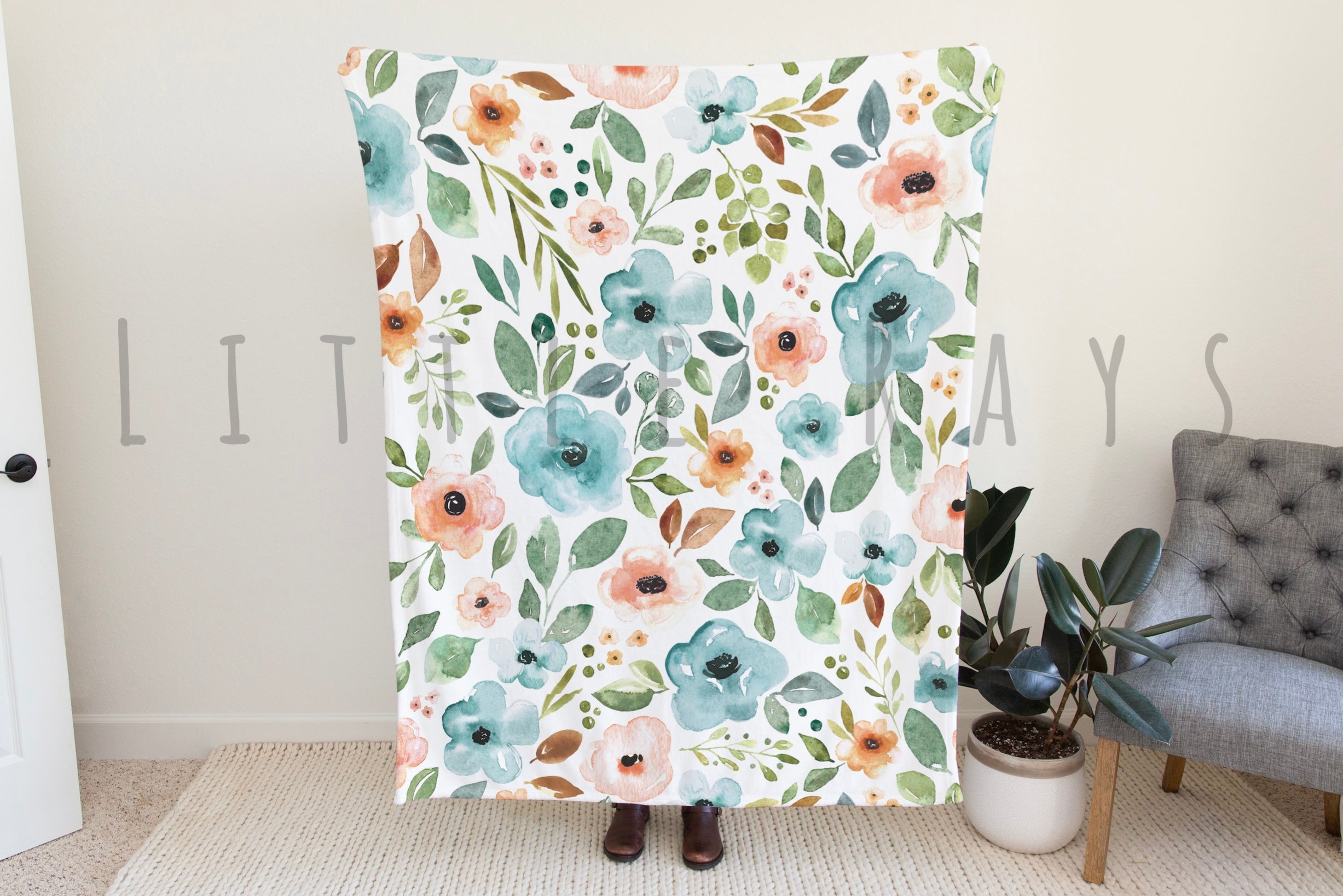 Silk Touch Minky Blanket 50X60 WHOLESALE
