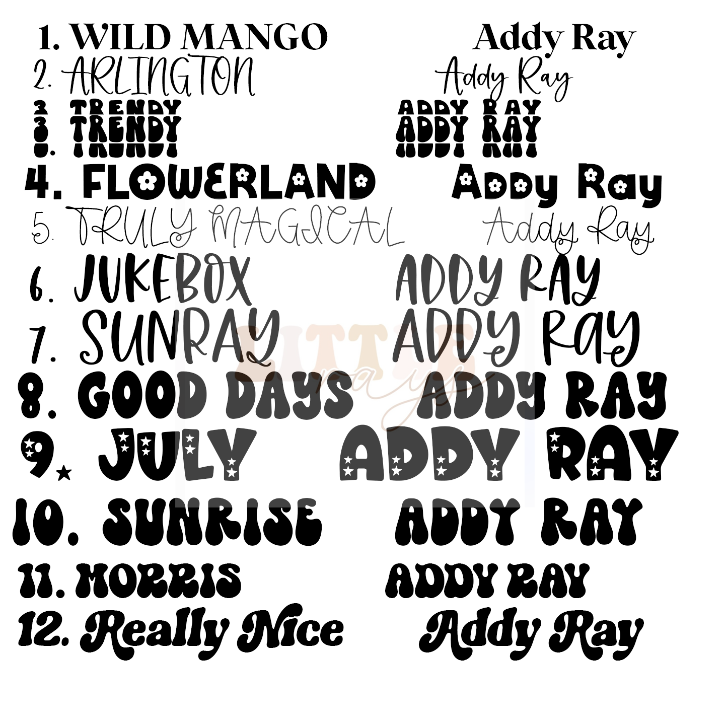 WHOLESALE Name Towels