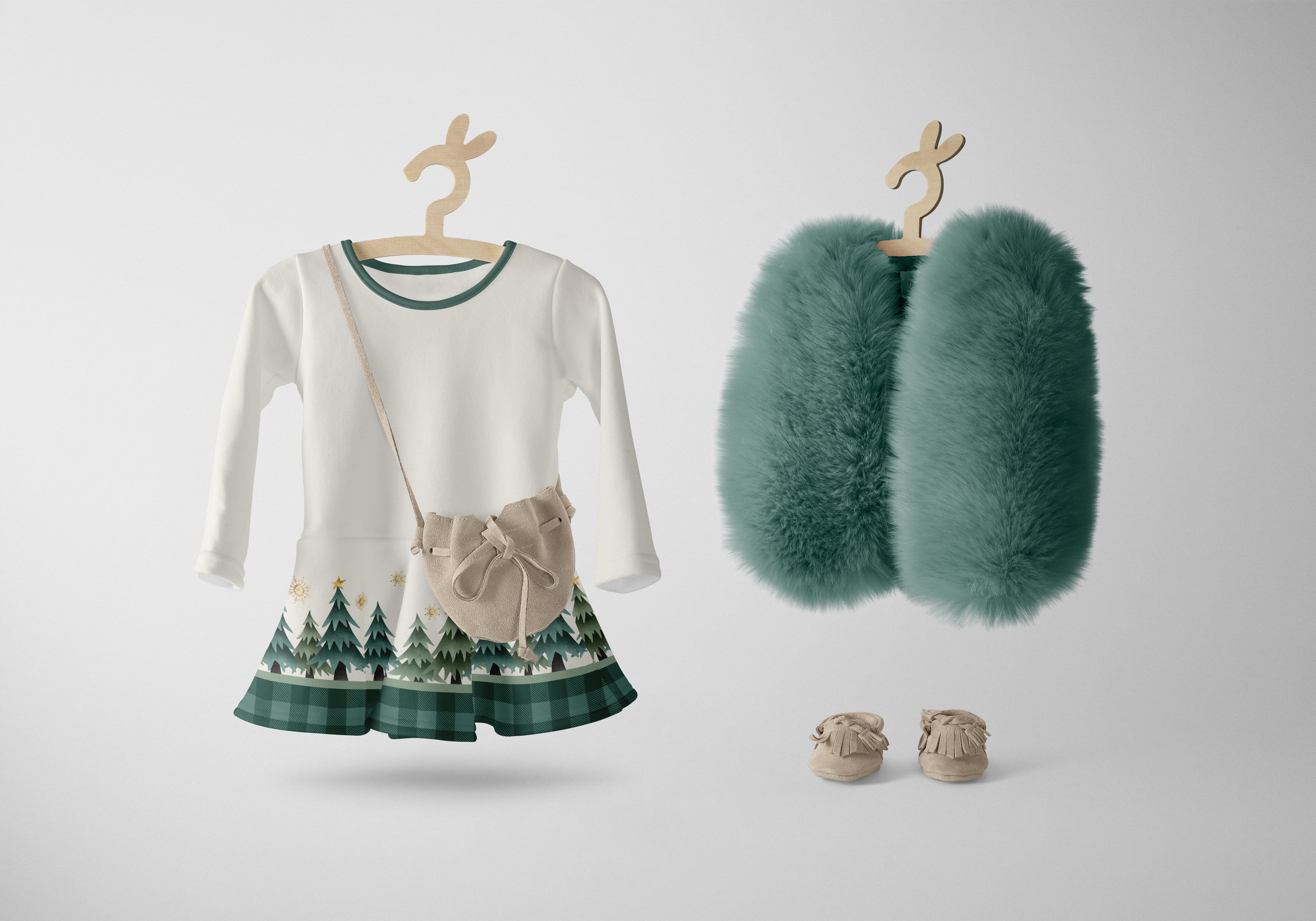 Merry Little Border Christmas Tree