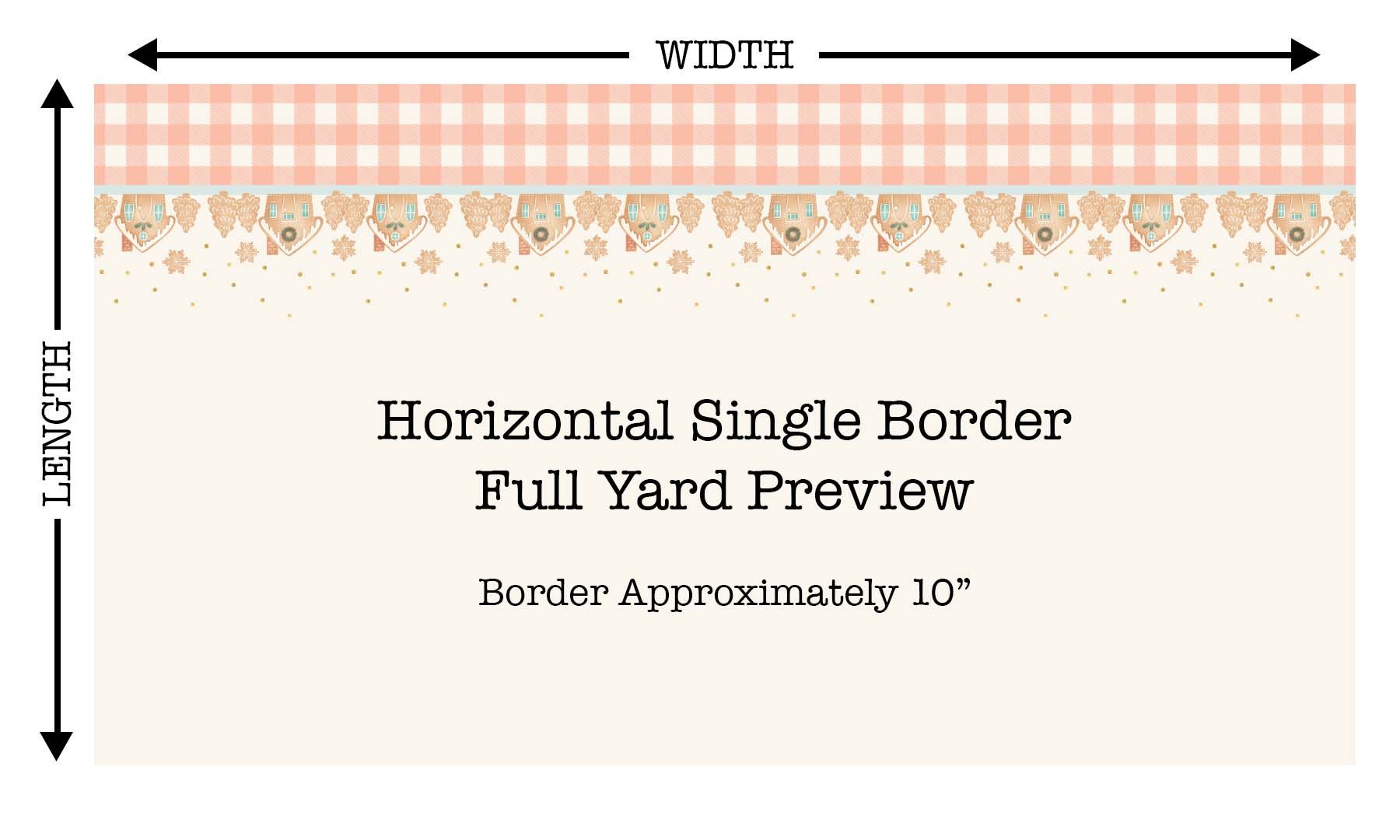 Merry Little Gingerbread border